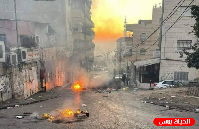 العصيان المدني يدخل يومه الثاني في مخيم شعفاط